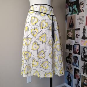 Heart Print Y2k Preppy skirt